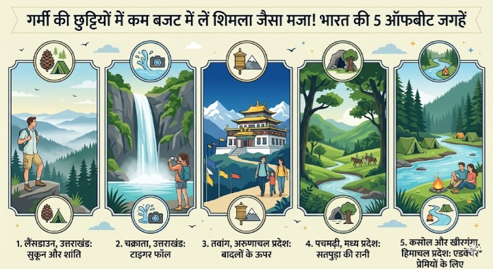 भारत के 5 बजट फ्रेंडली हिल स्टेशंस की जानकारी 