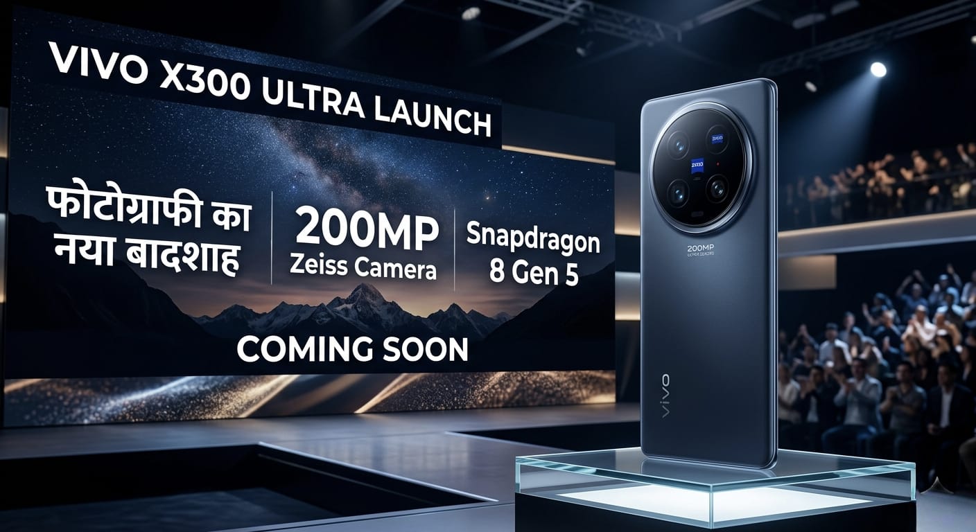 Vivo X300 Ultra smartphone with 200MP Zeiss camera.