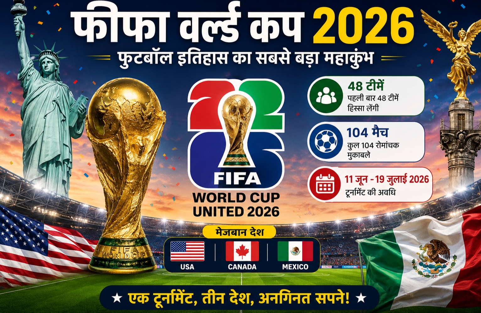 FIFA World Cup 2026 Poster.