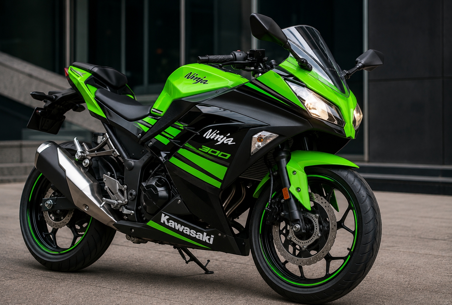 Kawasaki Ninja 300 2027 का 296cc इंजन और स्पोर्ट्स बाइक डिजाईन. 