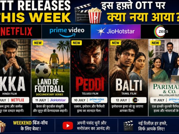 इस सप्ताह की नई OTT रिलीज जुलाई 2026.