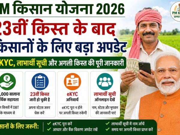 PM Kisan Yojana 2026 Latest update.