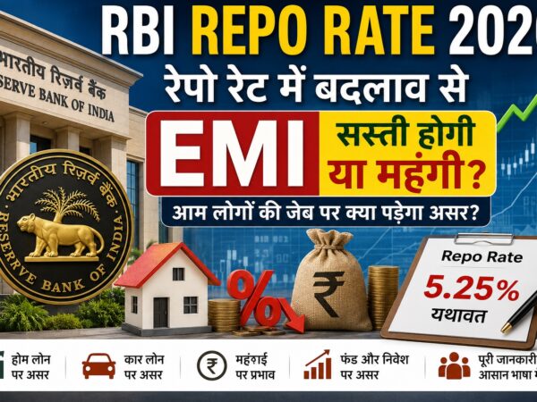 RBI Repo Rate 2026 और EMI पर प्रभाव